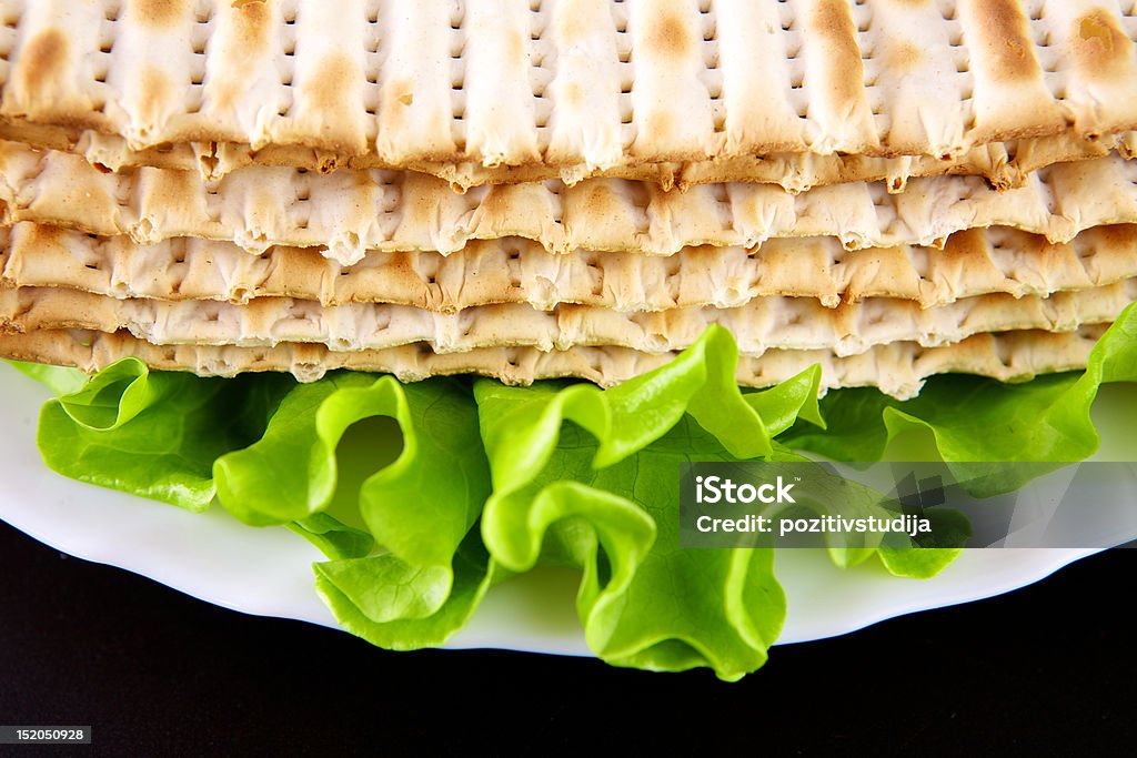 Matza Jewish religious feast Passover traditional food Matza Bakery Stock Photo