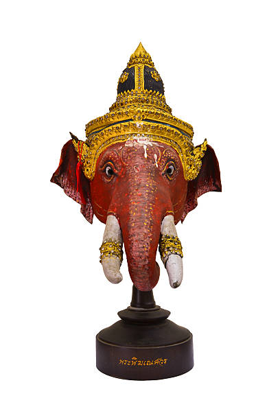 istock Khon Old Mask Of Ganesha Deva From Thailand 152055620