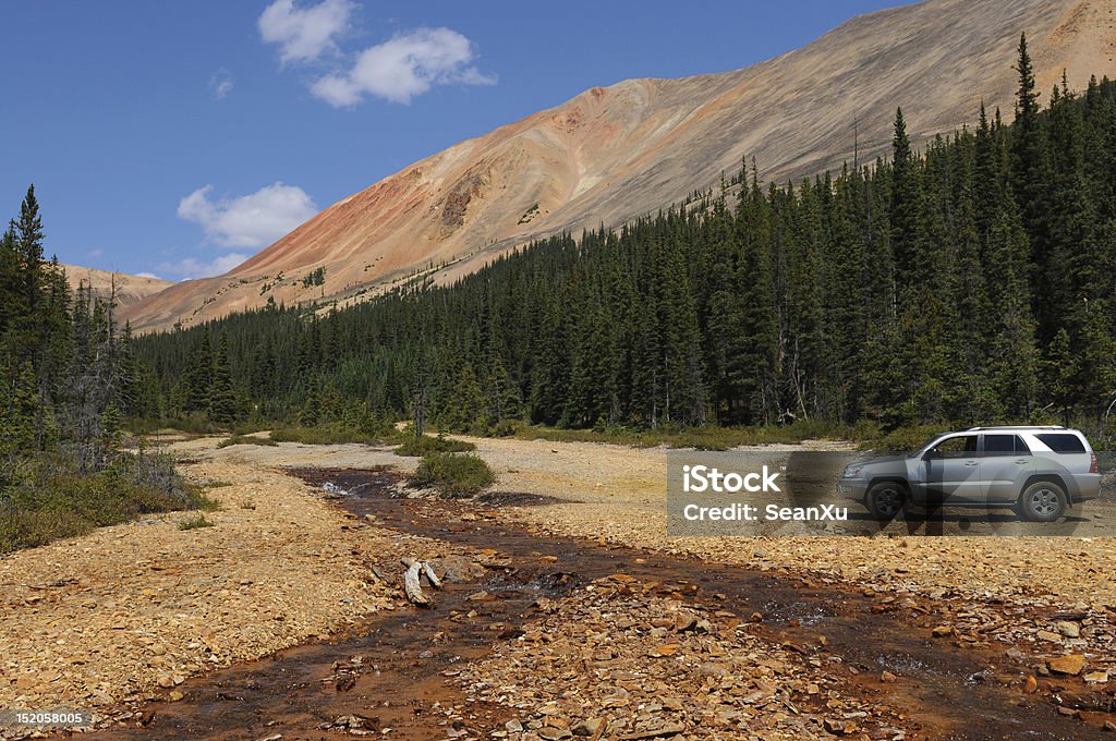 Rojo Rocky Valley - Foto de stock de Vía libre de derechos