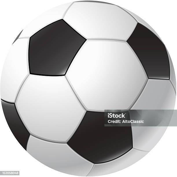 Ballon De Football Vecteurs libres de droits et plus d'images vectorielles de Art - Art, Art et Artisanat, Balle ou ballon