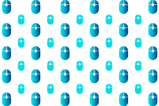 Paper Computer Mouse Pattern Abstract Computer Mouse Pattern Background Stock Illustration ...
