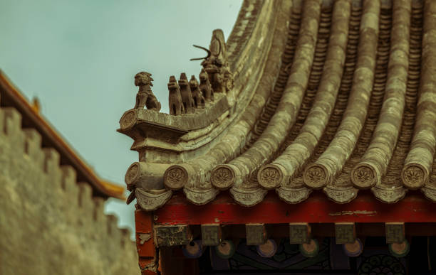 istock Chinese traditional rooftop. Beijing, China 1520676333