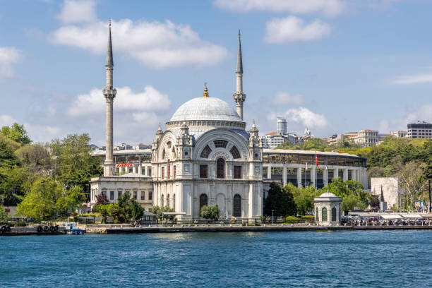 istock Dolmabahce Mosque on the Bosphorus Strait, Istanbul, Turkey. 1520725227