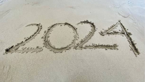 istock New year 2024 handwritten on sand beach 1520985345