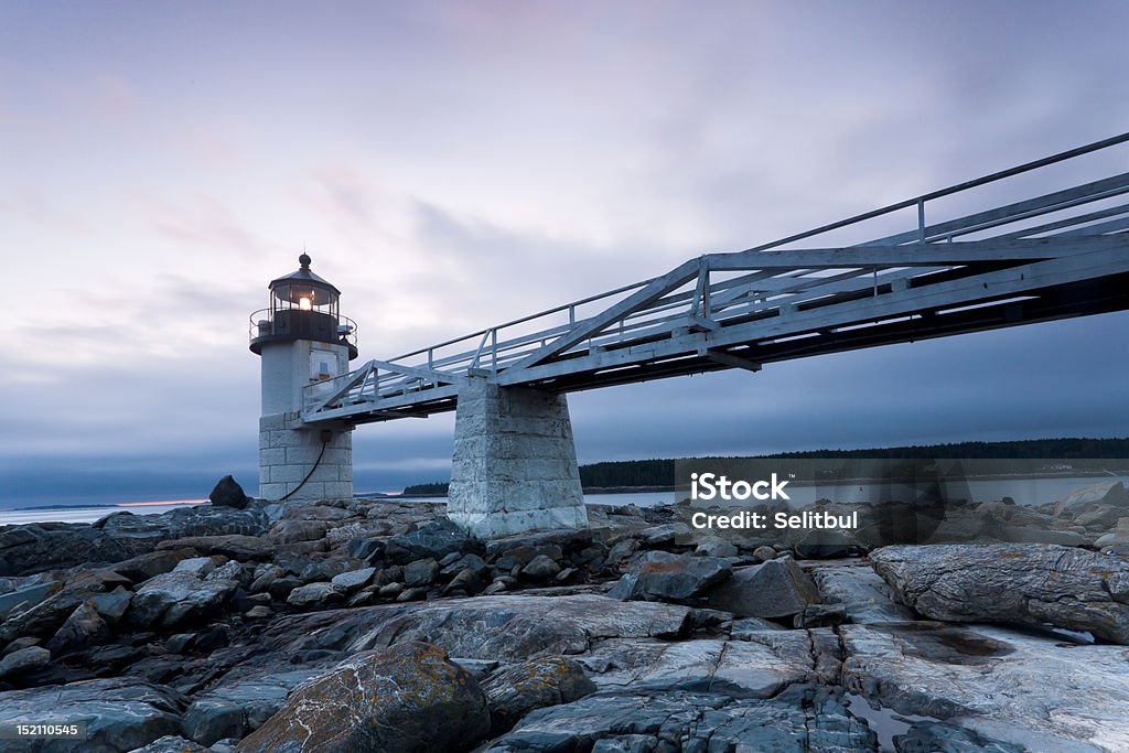 Marshall Point Lighthouse, Port Clyde, Maine, USA - Lizenzfrei Marshall Point Stock-Foto