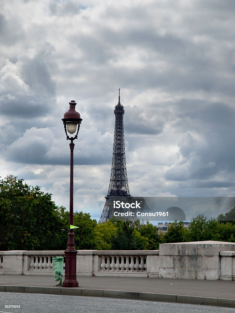 Tour Eiffel - Foto de stock de Acera libre de derechos