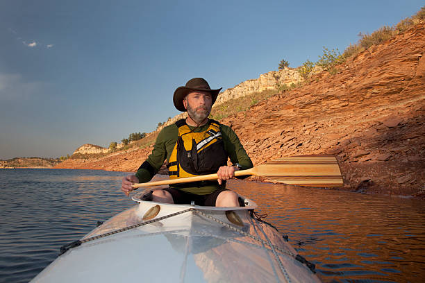 istock canoe paddling in Colorado 152112455