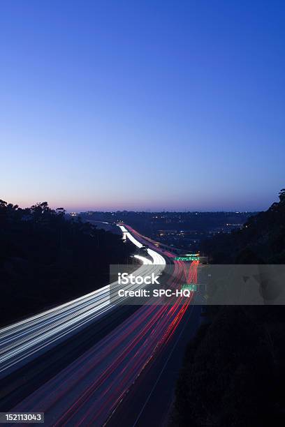 애니조나 Freeway 해질녘까지 다중차선 고속도로에 대한 스톡 사진 및 기타 이미지 - 다중차선 고속도로, 도로, 로스앤젤레스 시