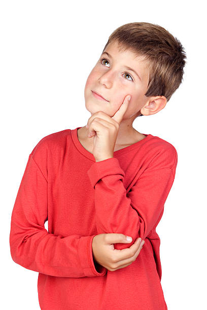 istock Pensive child with blond hair 152113305