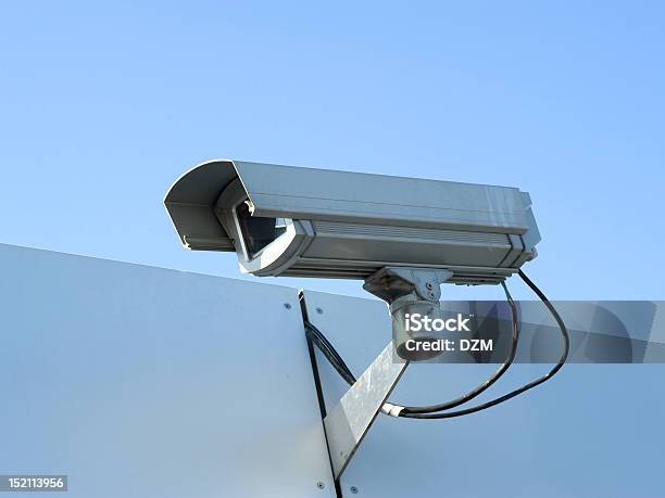 Surveillance Camera Stock Photo - Download Image Now - Alertness, Aluminum, Big Brother - Orwellian Concept