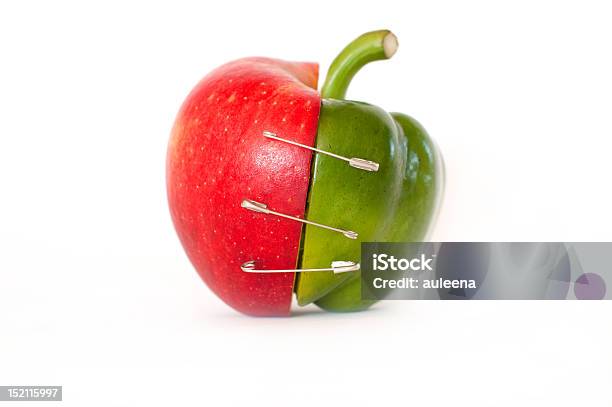 Merge のアップルペッパー白で分離 - リンゴのストックフォトや画像を多数ご用意 - リンゴ, 奇妙, つながり