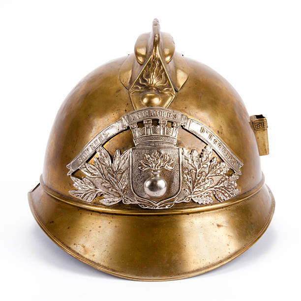 istock Antique French Fire Helmet 152116247