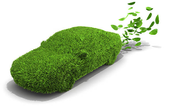 Eco-friendly car Alternative power concept, green emissions alternative fuel vehicle stock pictures, royalty-free photos & images