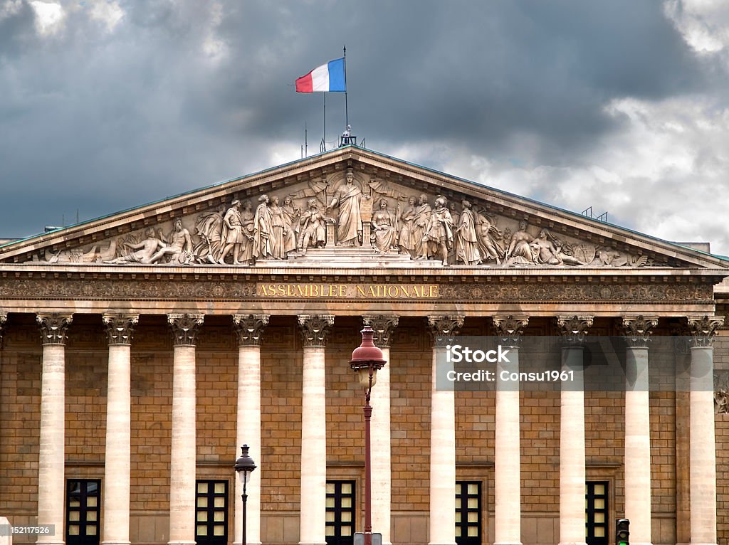 Assemblée Nationale - Foto de stock de Bandera libre de derechos