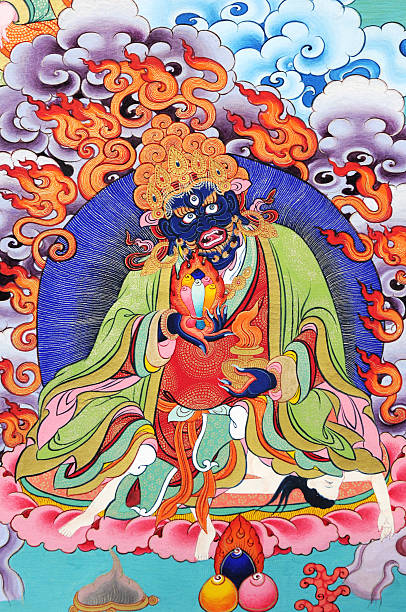 istock devil monster of tibet painting 152117562