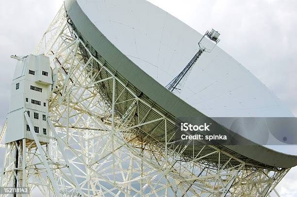 Jodrell Bank Radiotelescope Piatto - Fotografie stock e altre immagini di Acciaio - Acciaio, Antenna - Attrezzatura per le telecomunicazioni, Antenna radio-telescopica Jodrell Bank