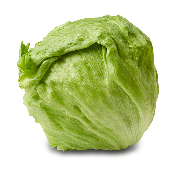 istock Iceberg salad - head of lettuce 152118179