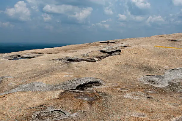 The surface of Stone-Mountain. Atlanta, Georgia