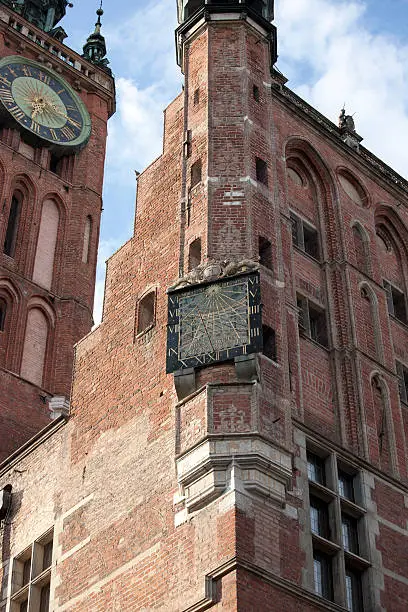church-tower with a clock