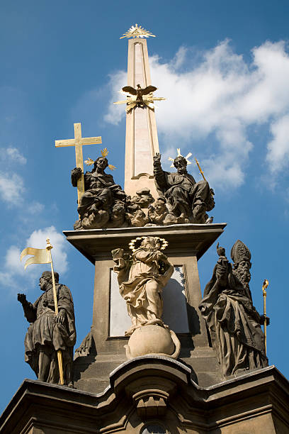 istock Prague - baroque column of Holy Trinity 152120127