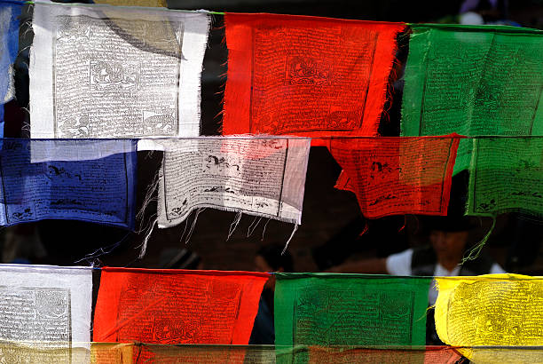 Prayer Flags stock photo