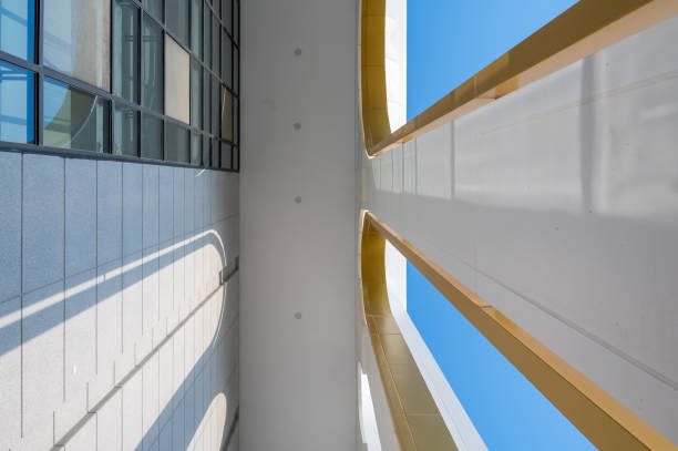 istock Partial exterior walls in a sunny public church 1521204493