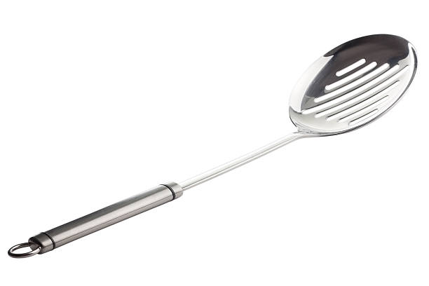 istock Stainless steel perforated skimmer 152120958