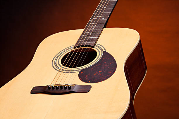 istock Guitar Acoustic Isolated on Gold 152121624