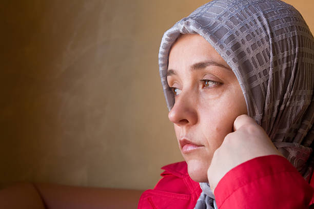 istock sorrow of muslim woman 152122051