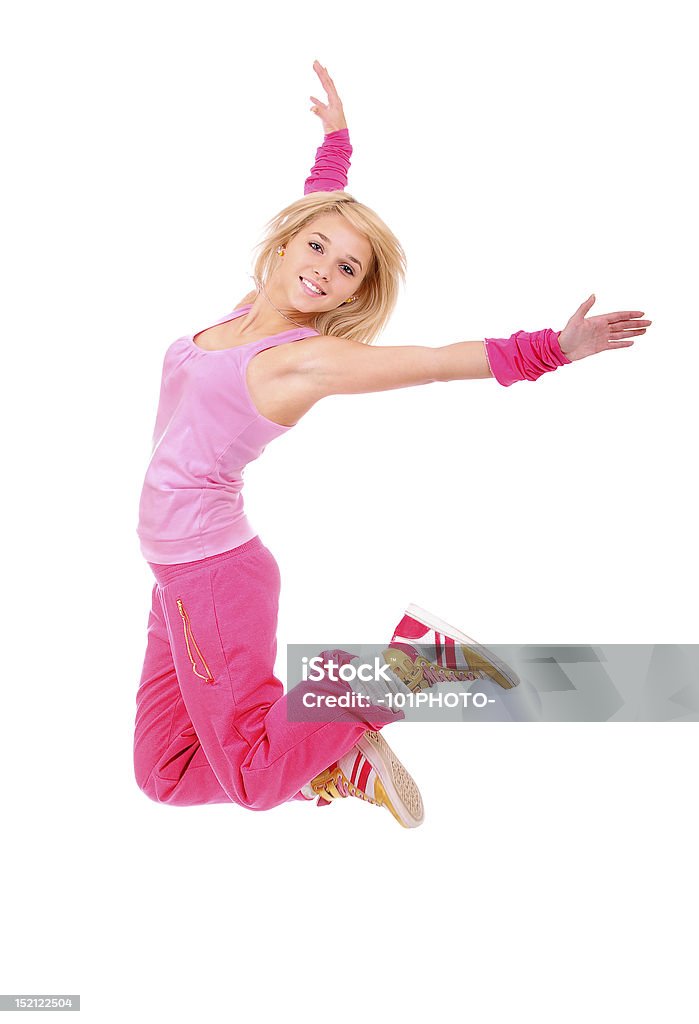 Jovem bailarina - Foto de stock de Colete royalty-free