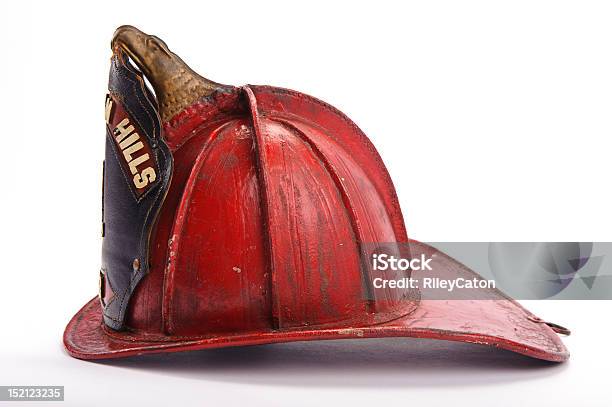 Antique Fire Helmet Stock Photo - Download Image Now - Clothing, Courage, Equipment