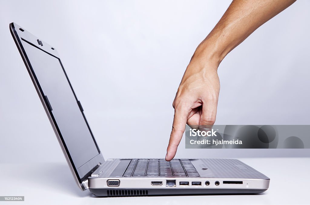 Using My Laptop Computer Stock Photo - Download Image Now - Computer ...