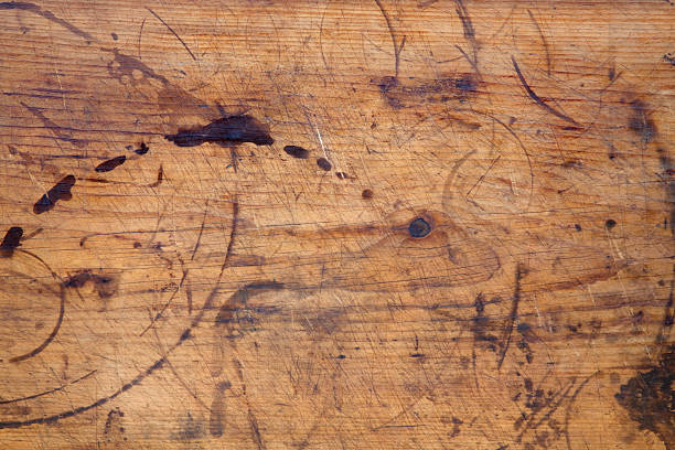 istock Grunge Stained Antique Wood Texture 152123709
