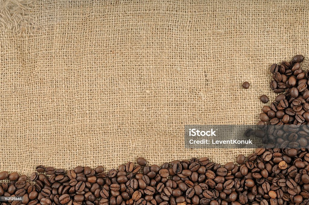 Fundo de café - Foto de stock de Saco - Bolsa royalty-free