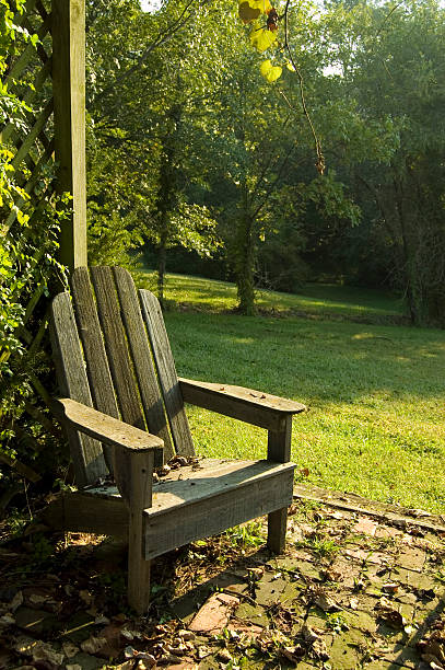 Deck Chair stock photo