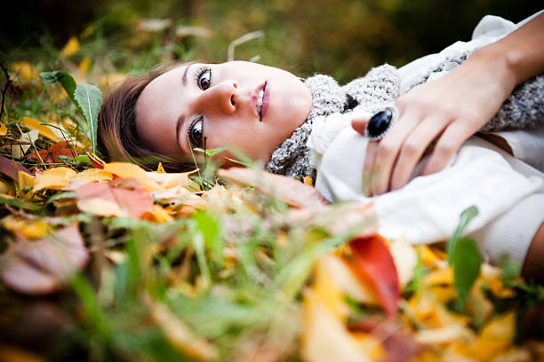 istock Beautiful autumn woman 152126583