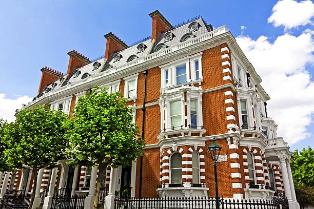 istock Luxurious apartment building exterior in London 152126716