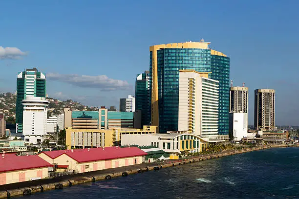  King's Wharf in Port of Spain at Trinidad