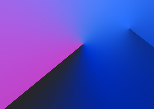 Abstract line pink and blue gradient background for banner, brochure and flyer cover template