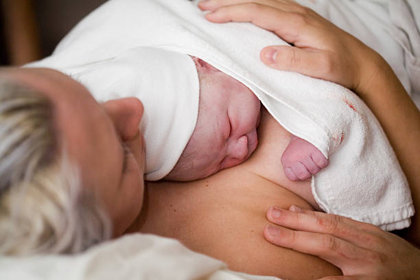 istock Newborn baby girl 152128405