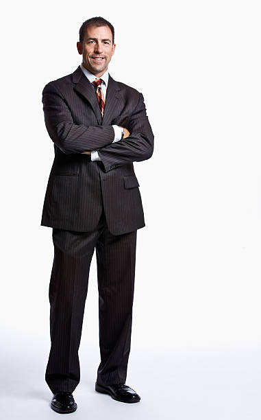 istock Businessman Smiling with Arms Crossed 152130008