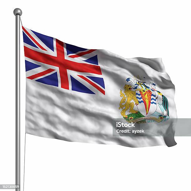 Bandera Británica De Territorio Antártico Aislado Foto de stock y más banco de imágenes de Bandera - Bandera, Bandera nacional, Cuadrado - Composición