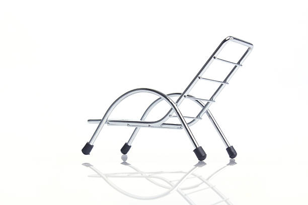 istock Steel Chair Isolated on white background 152131232