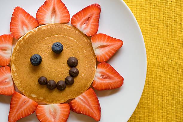 istock A happy pancake with strawberries and chocolate chips 152132498