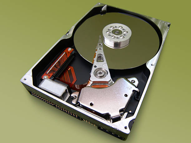 Hard disk drive stock photo