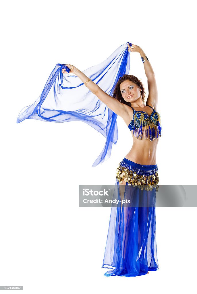 Dançarina do Ventre com xale - Foto de stock de Adulto royalty-free