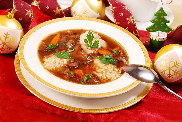istock clear mushroom soup  for christmas 152134259
