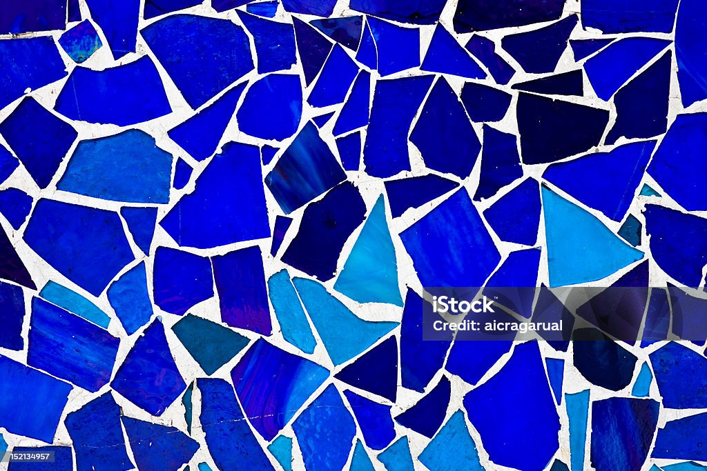 Blue mosaic - Lizenzfrei Abstrakt Stock-Foto