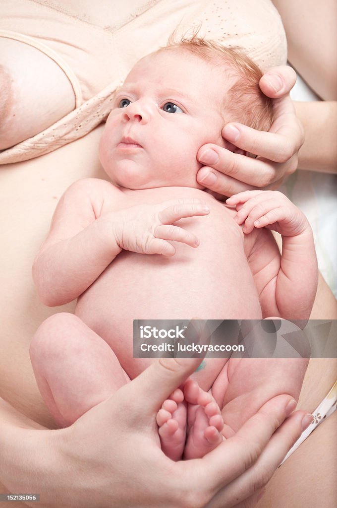 Nahaufnahme von einem niedlichen baby - Lizenzfrei Bauchnabel Stock-Foto