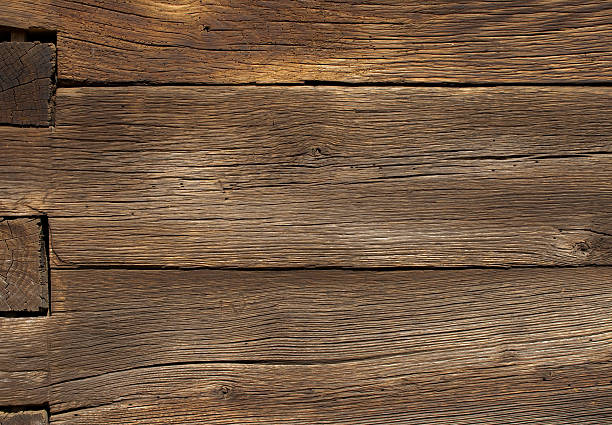 Old pared de madera - foto de stock